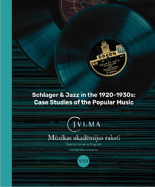 					View Vol. 22 (2024): Schlager & Jazz in the 1920-1930s: Case Studies of the Popular Music, Special issue in English
				